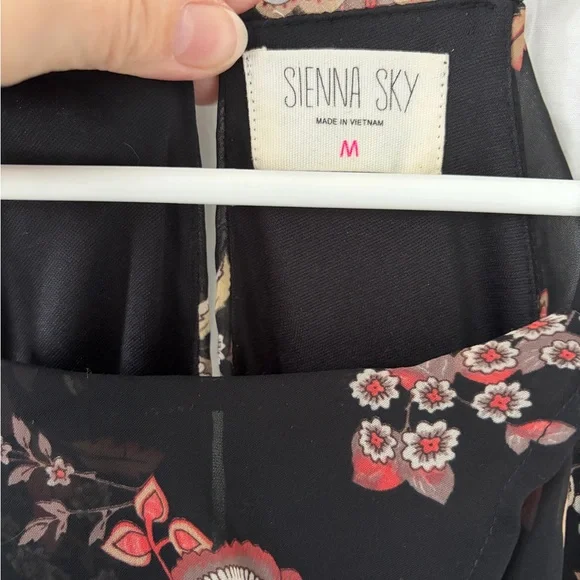 Sienna Sky Black Floral Dress - Picture 3 of 5